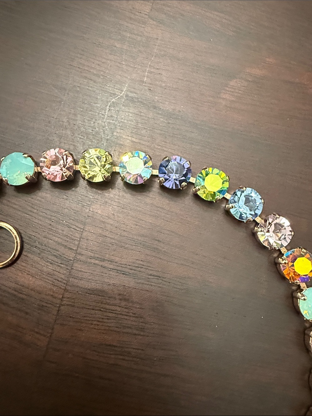 Mariana Multicolor Basic Crystal Bracelet in roseGold Tone 4252 - Picture 4 of 6